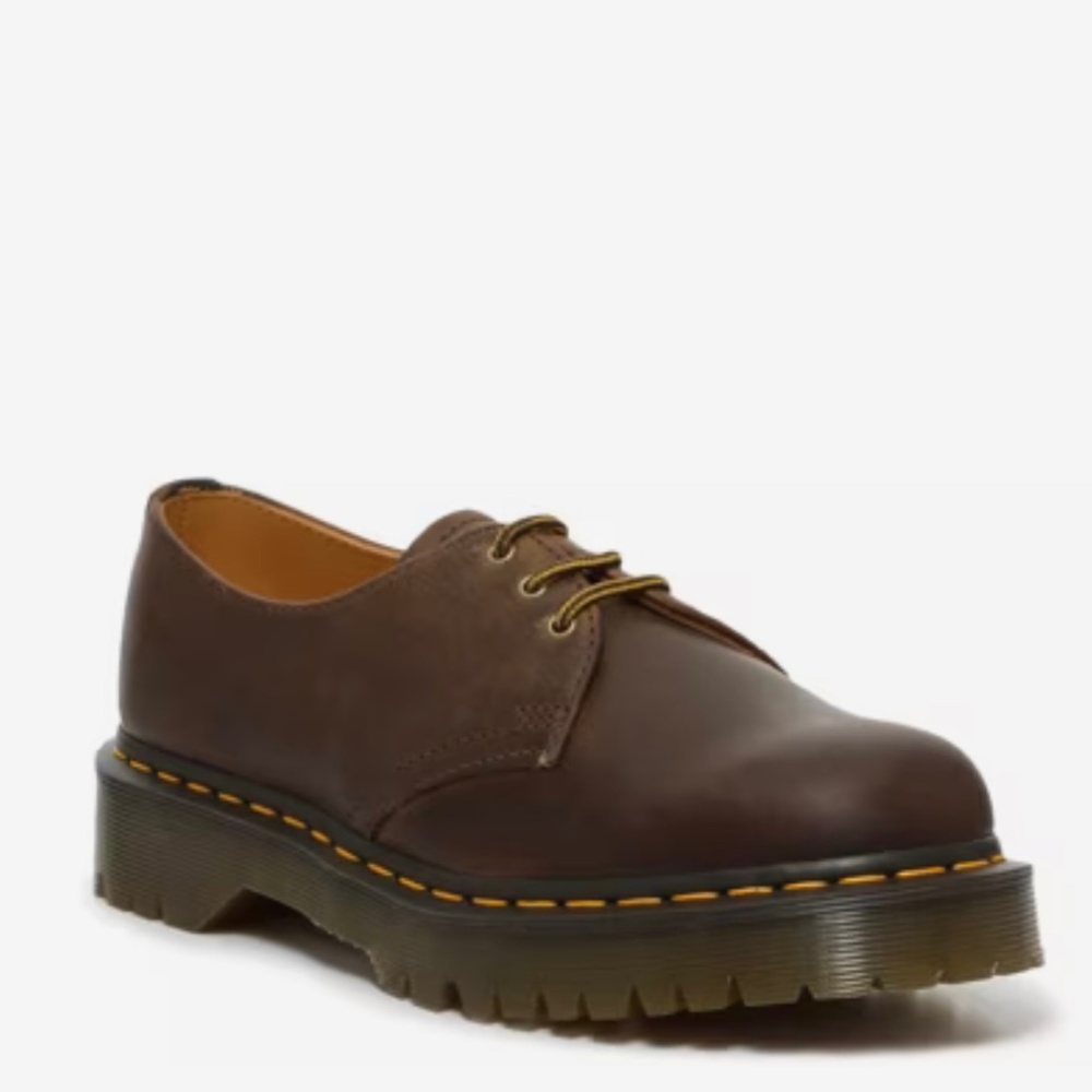 Dr. Martens Brown Platform Shoes